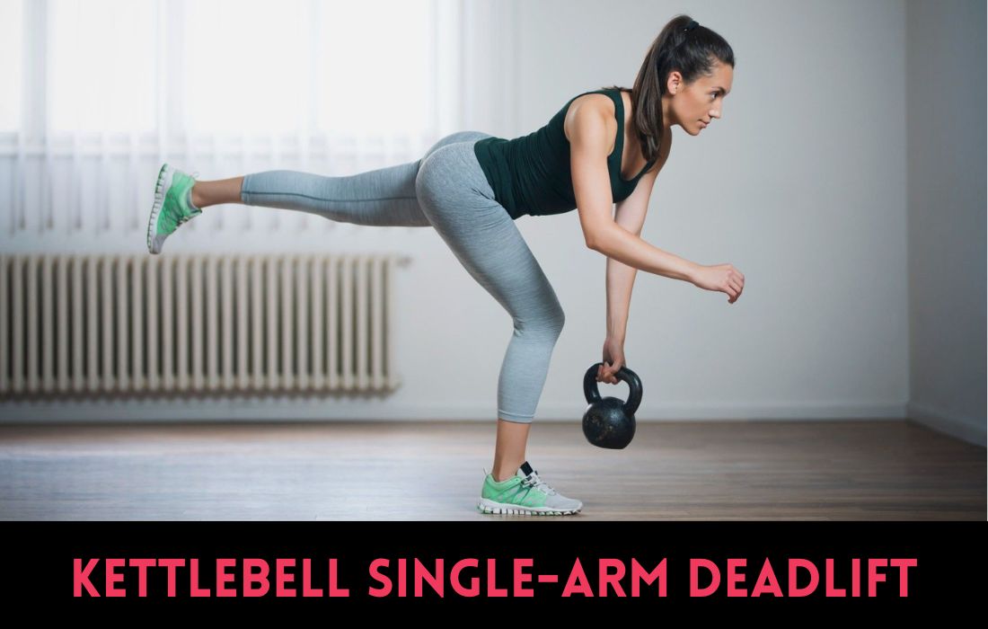 Kettlebell Single-Arm Deadlift - Kettlebell Workouts for Weight Loss